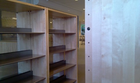 Montering av bokhyllor